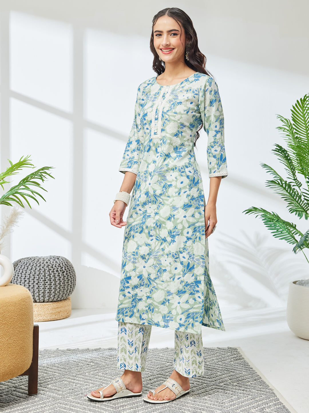 Green 2-Piece Kurta Set