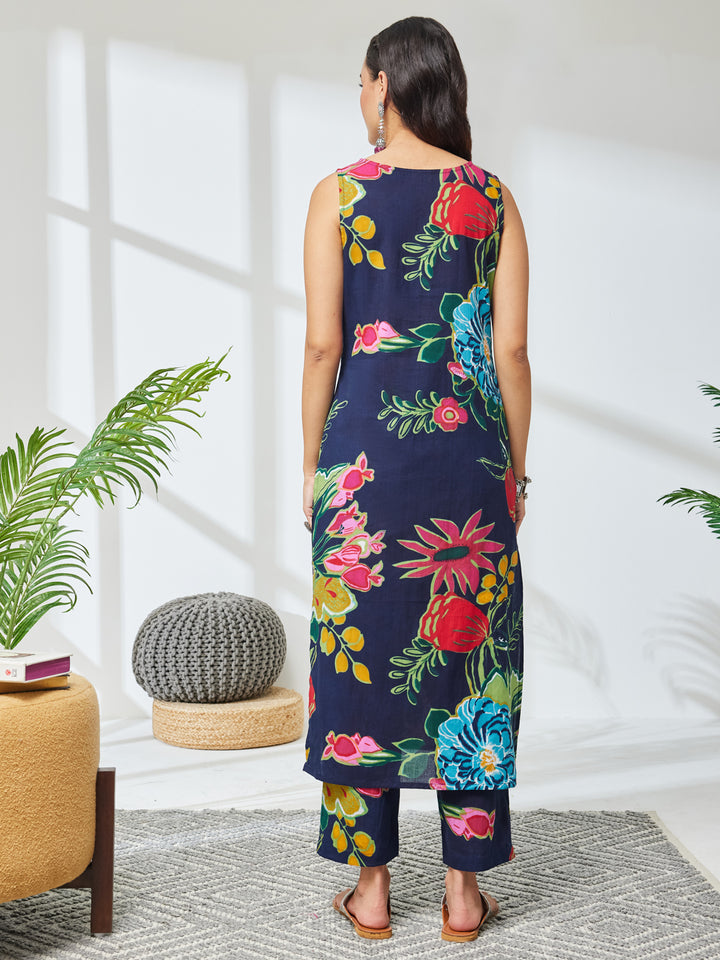 Blue 2-Piece Kurta Set