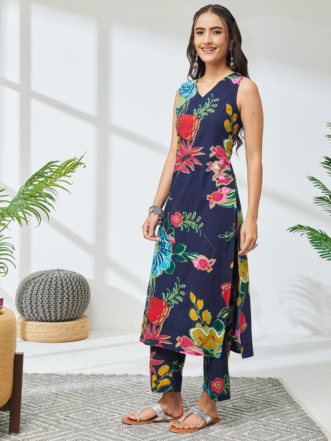 Blue 2-Piece Kurta Set