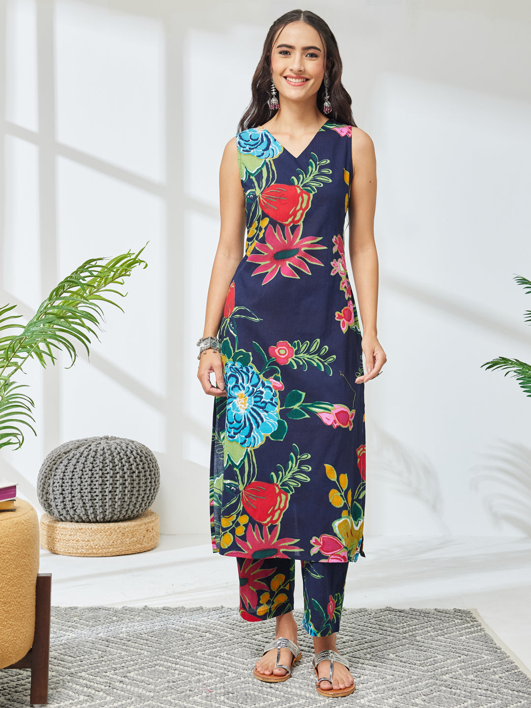 Blue 2-Piece Kurta Set