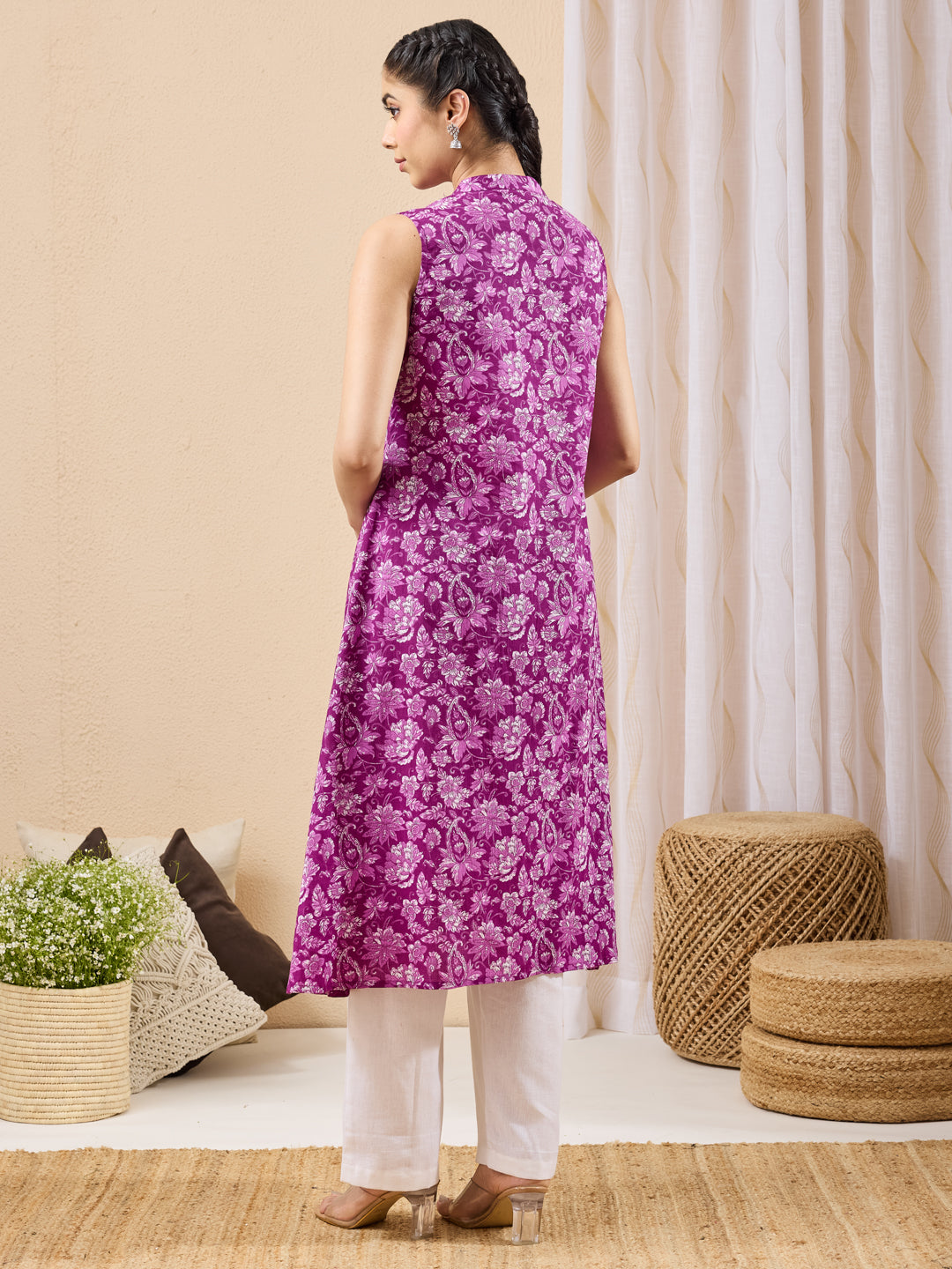 Purple Kurta