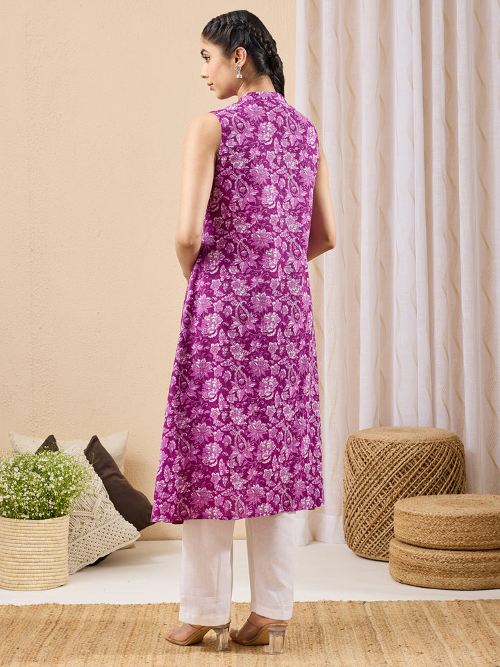 Purple Kurta
