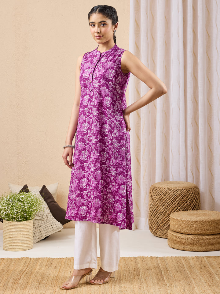Purple Kurta