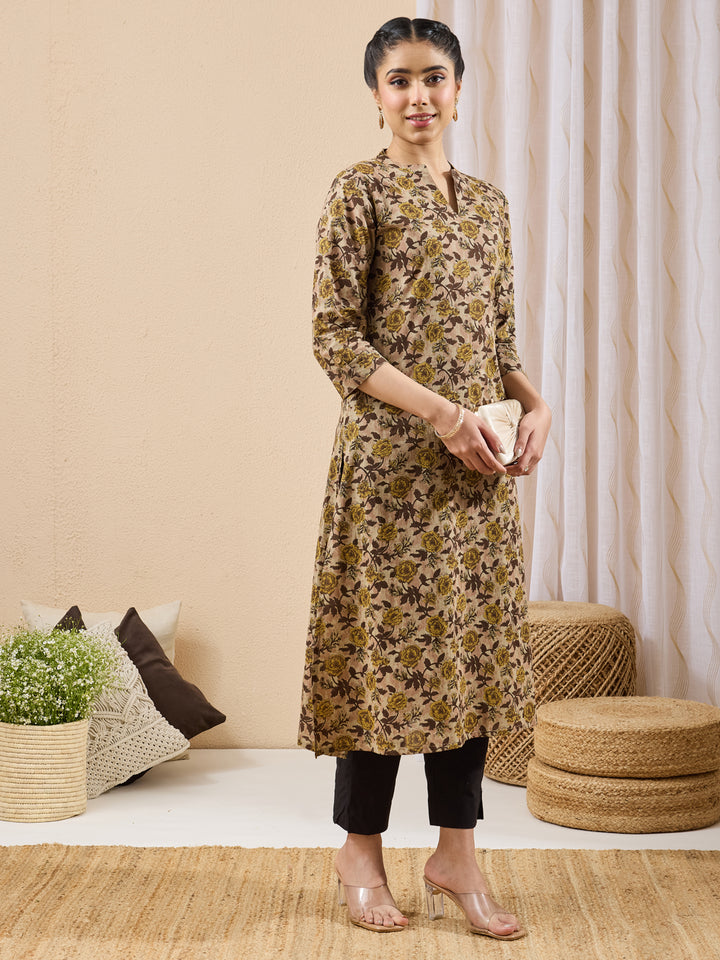 Brown Kurta