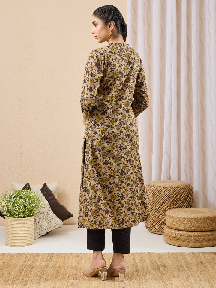 Brown Kurta
