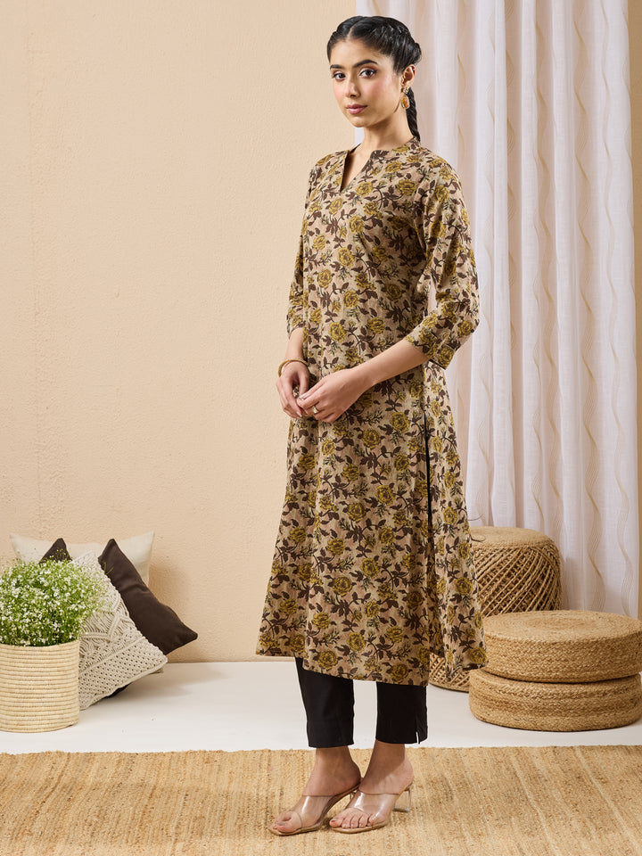 Brown Kurta