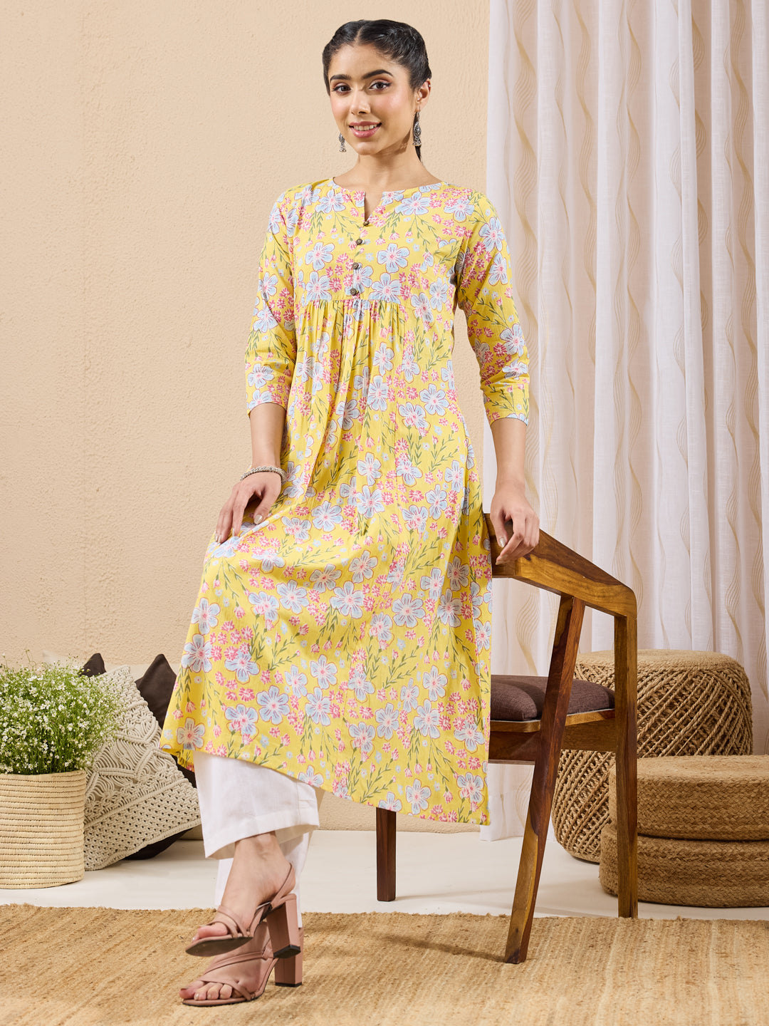 Yellow Kurta