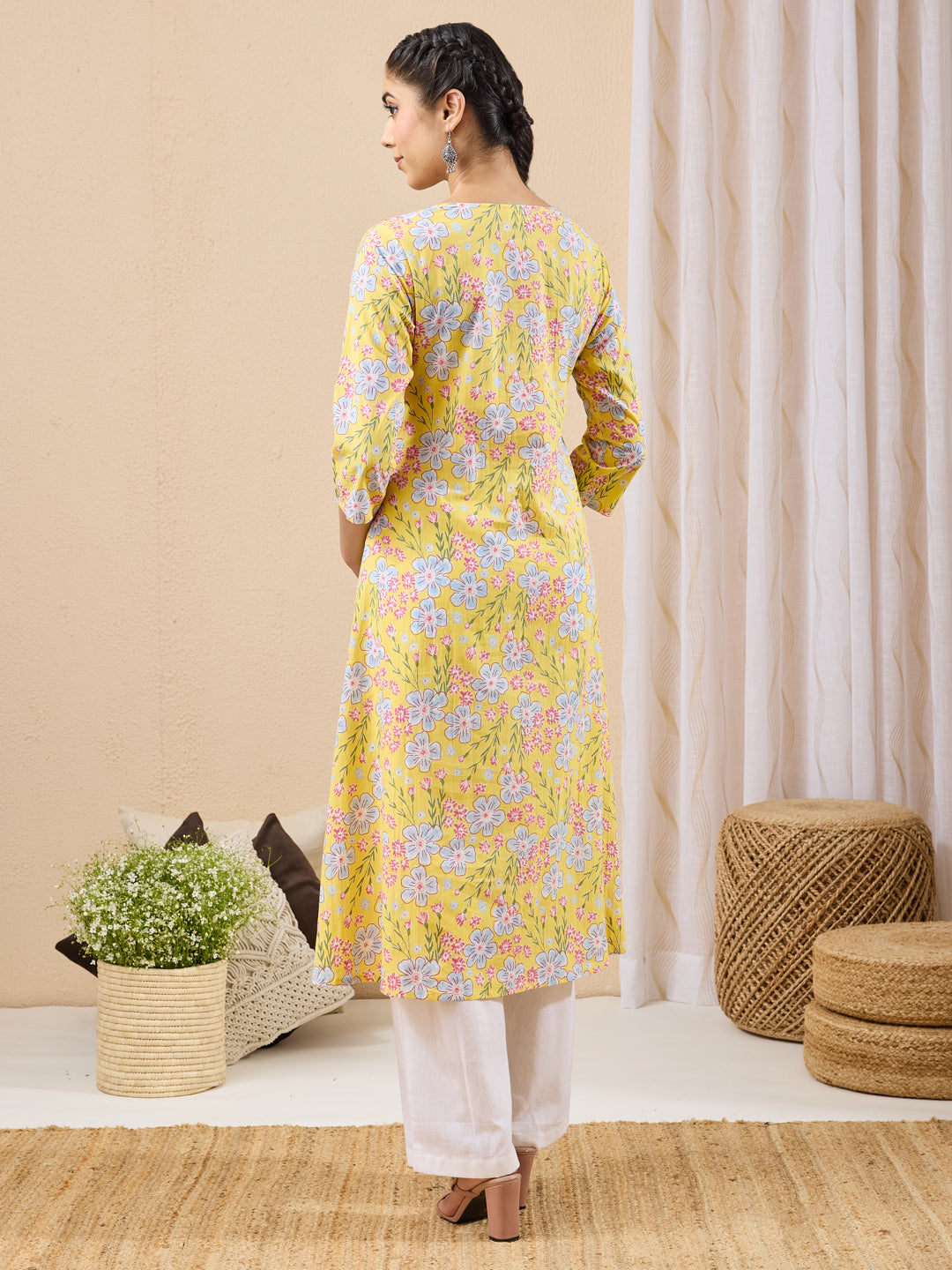Yellow Kurta