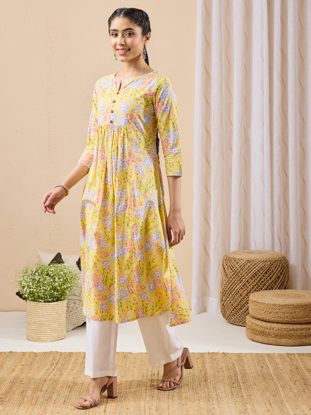 Yellow Kurta
