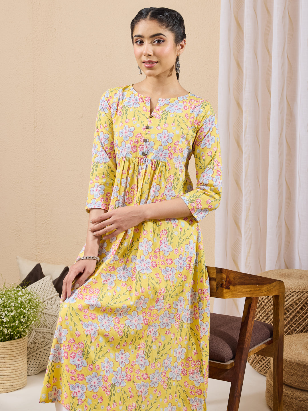 Yellow Kurta
