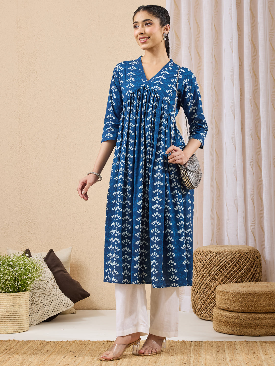 Blue Kurta