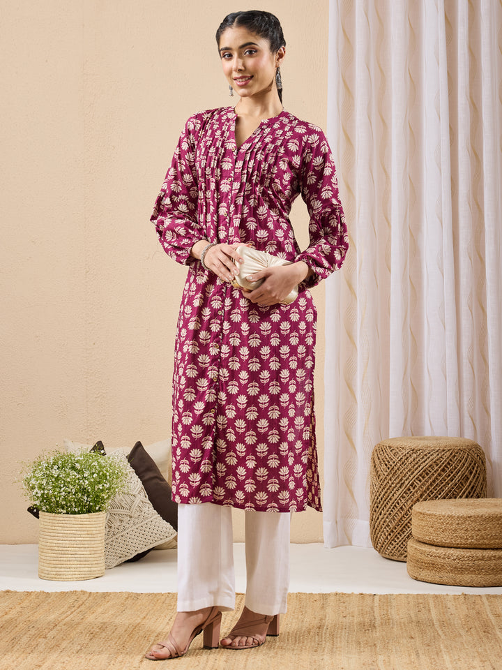 Purple Kurta