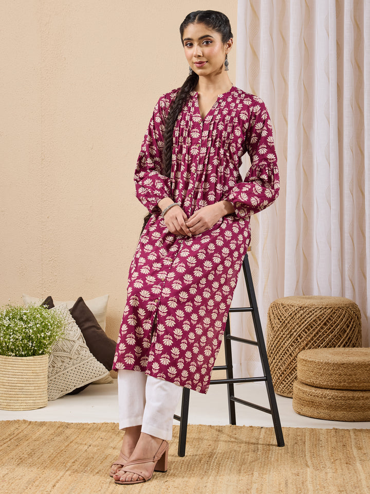 Purple Kurta