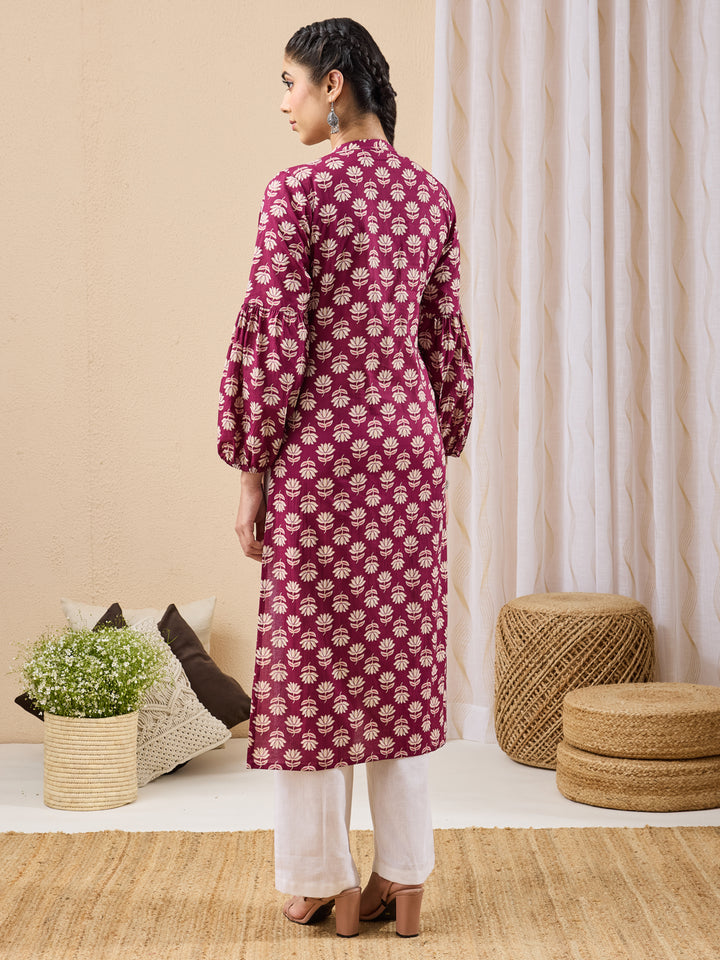 Purple Kurta