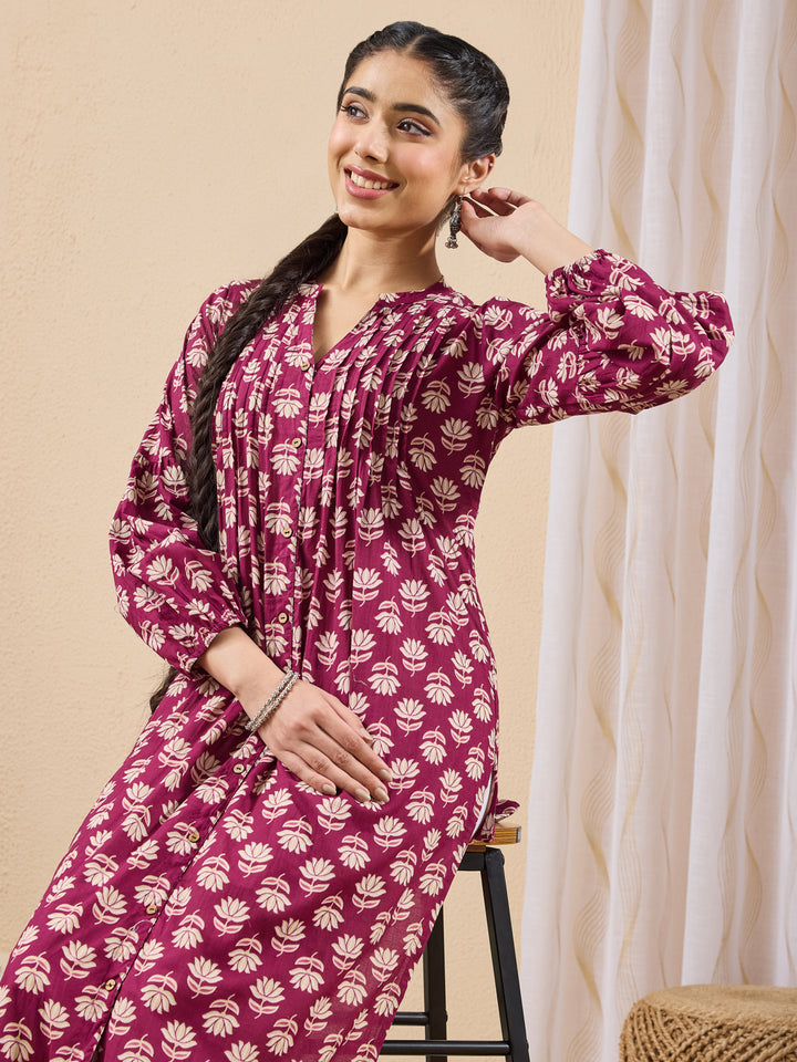 Purple Kurta