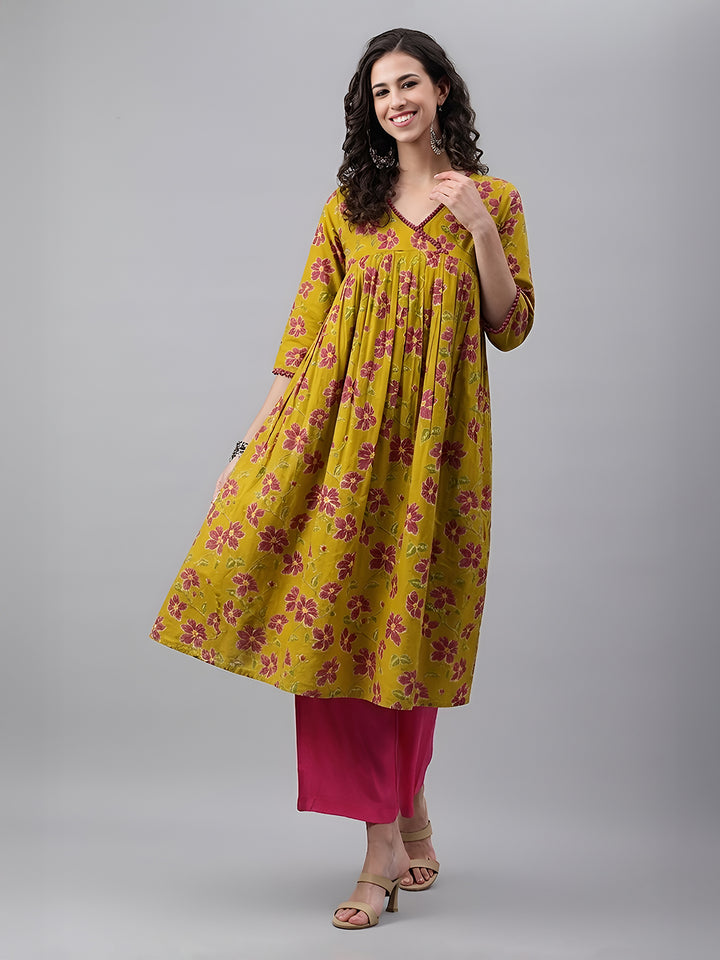 Yellow Kurta