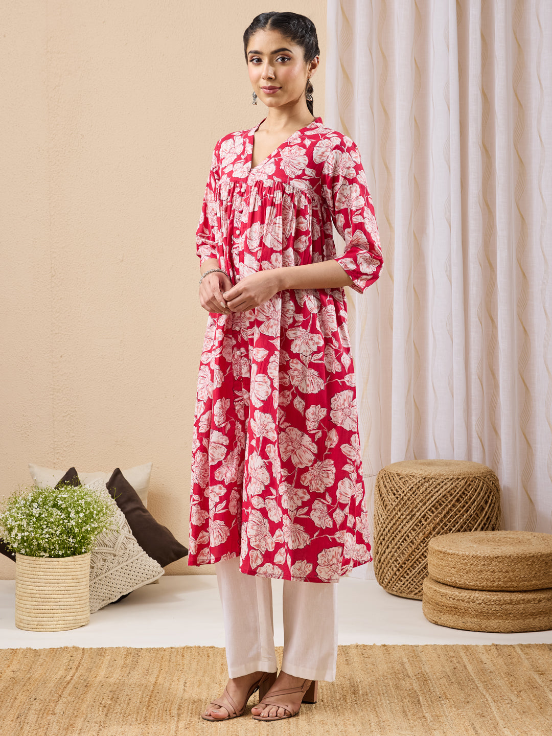 Pink Kurta