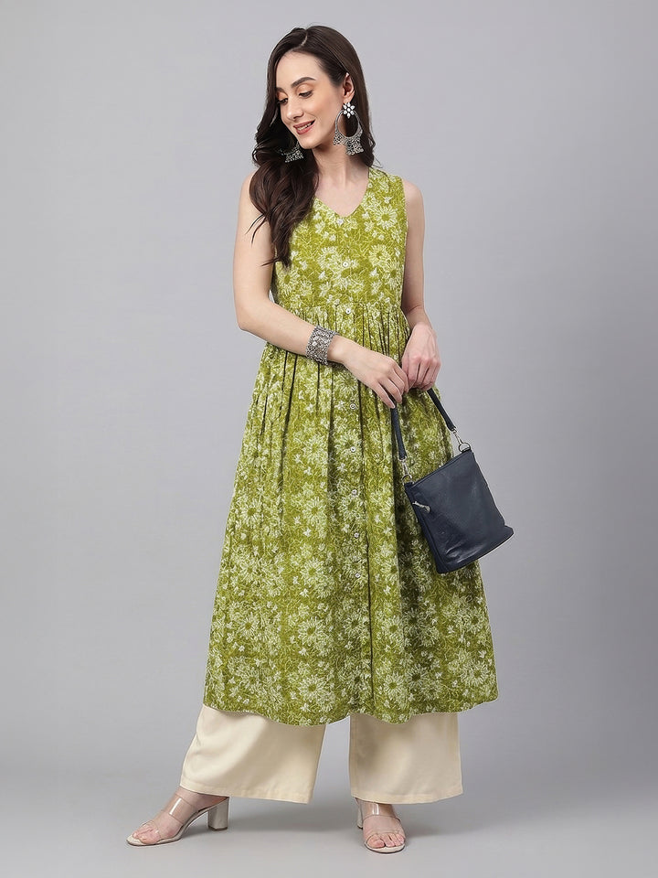 Green Kurta