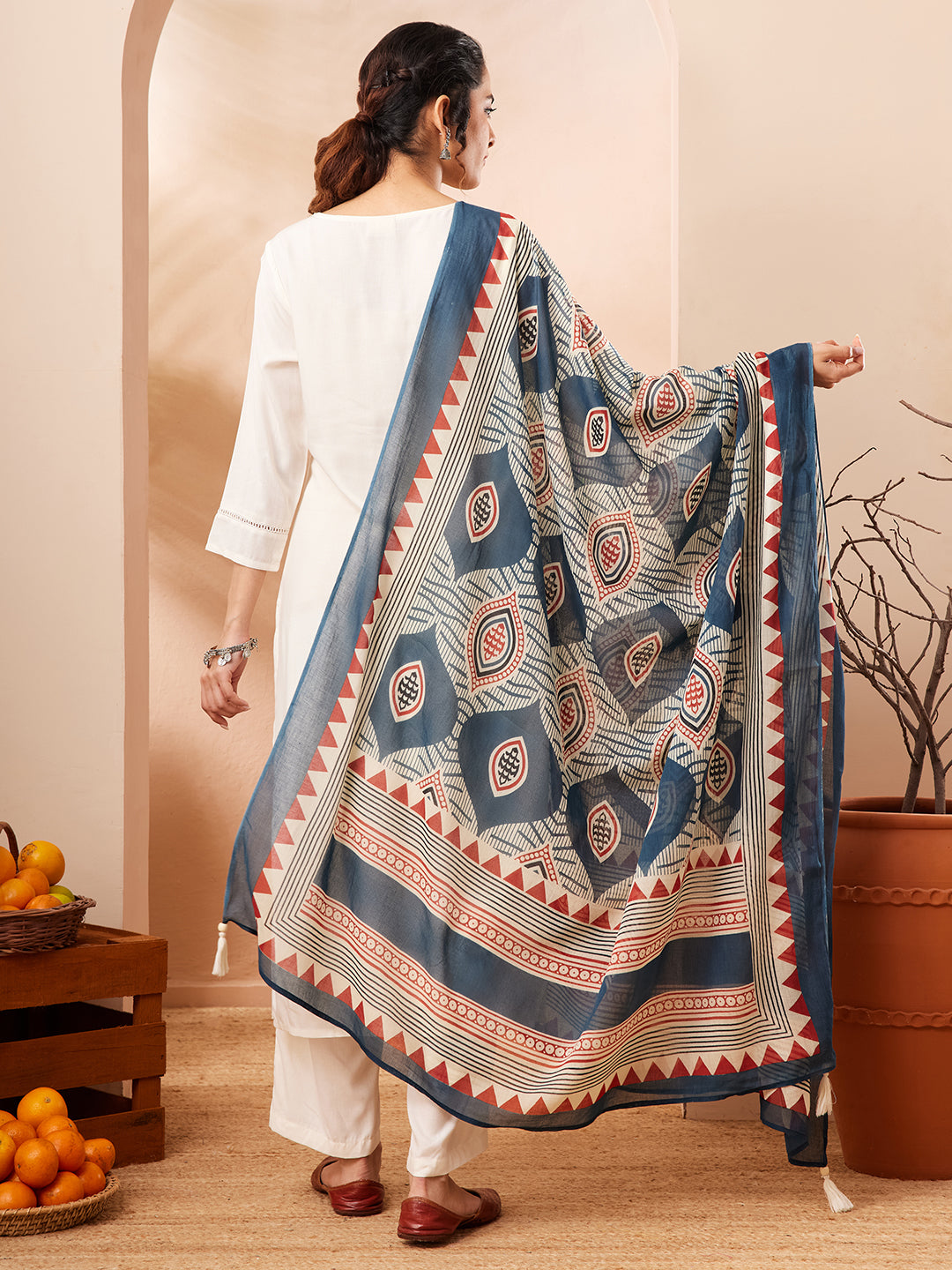 White 3-Piece Kurta Set