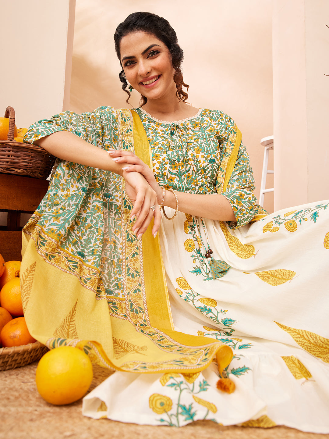 White 3-Piece Kurta Set
