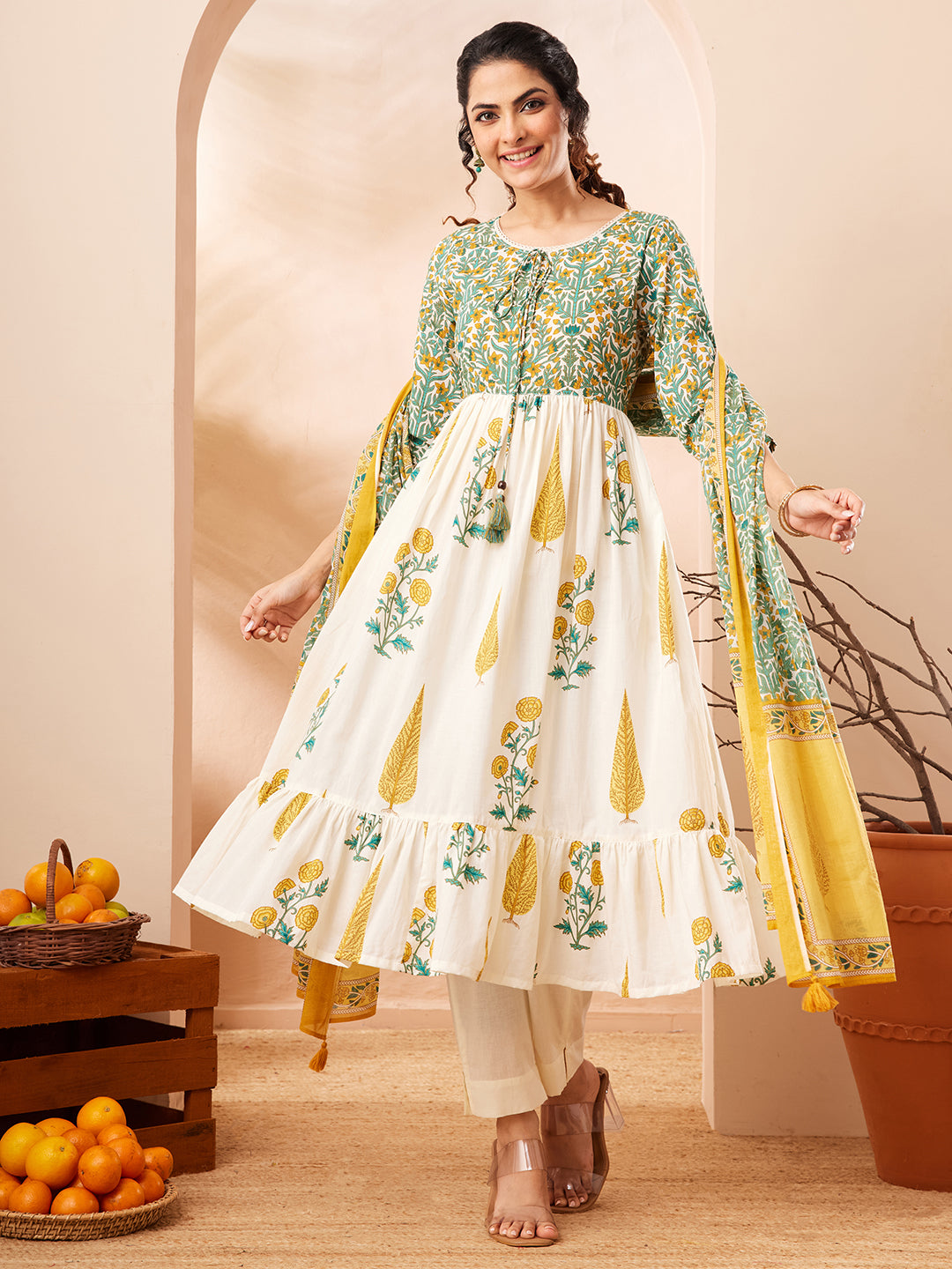 White 3-Piece Kurta Set