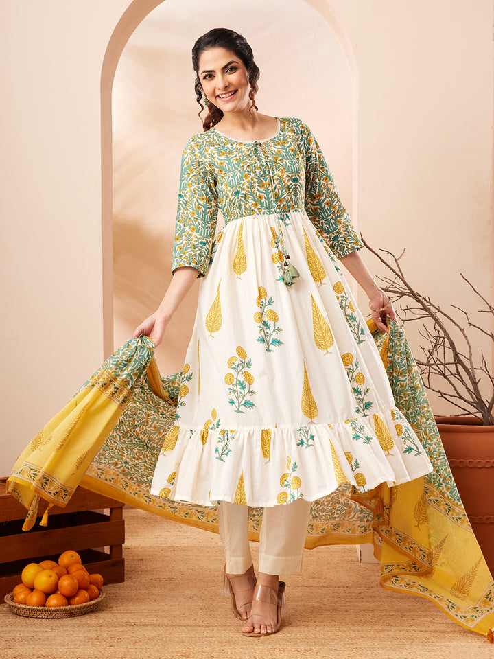 White 3-Piece Kurta Set