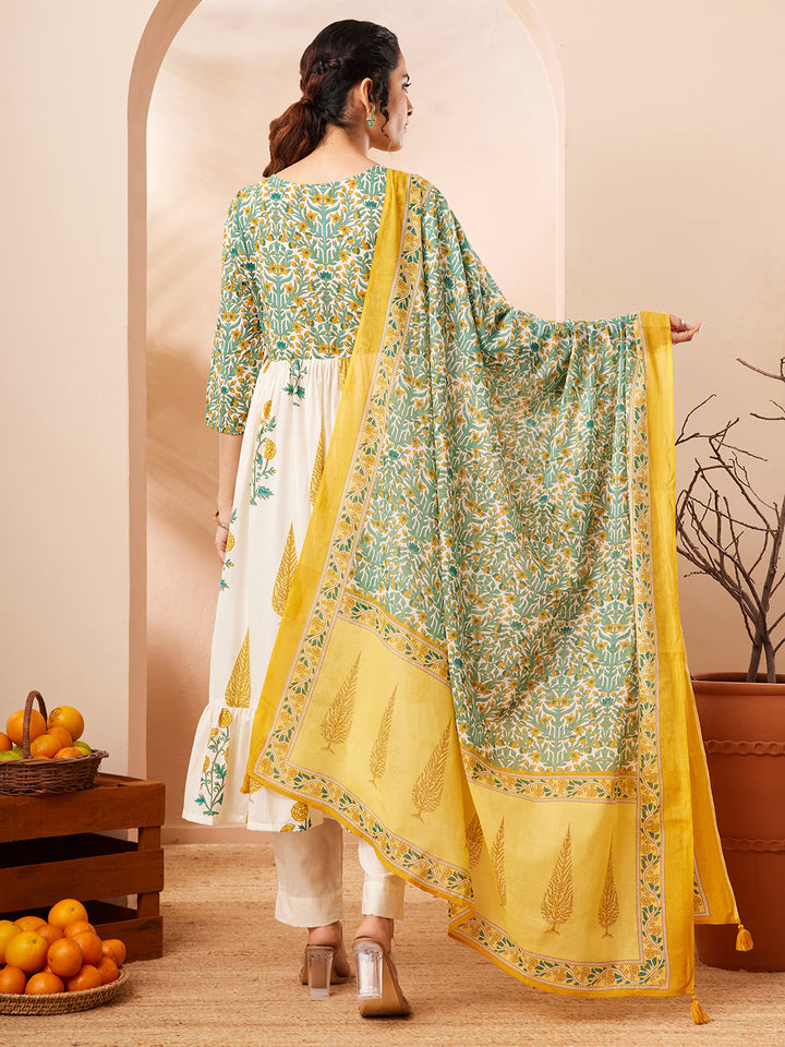 White 3-Piece Kurta Set