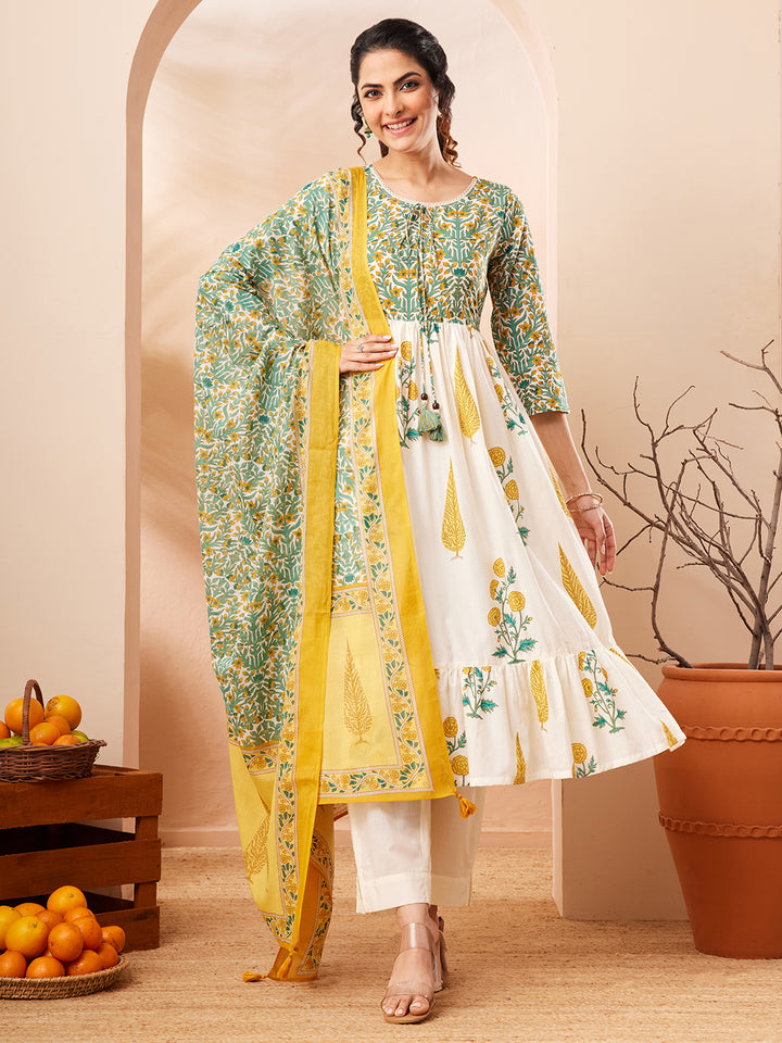 White 3-Piece Kurta Set