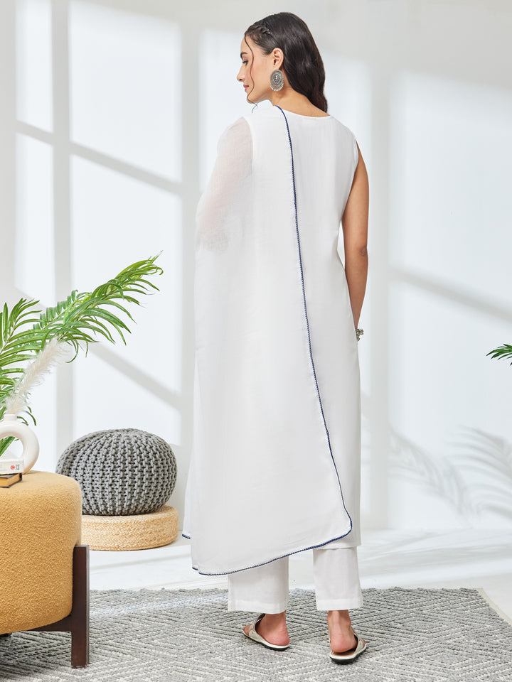 White 3-Piece Kurta Set