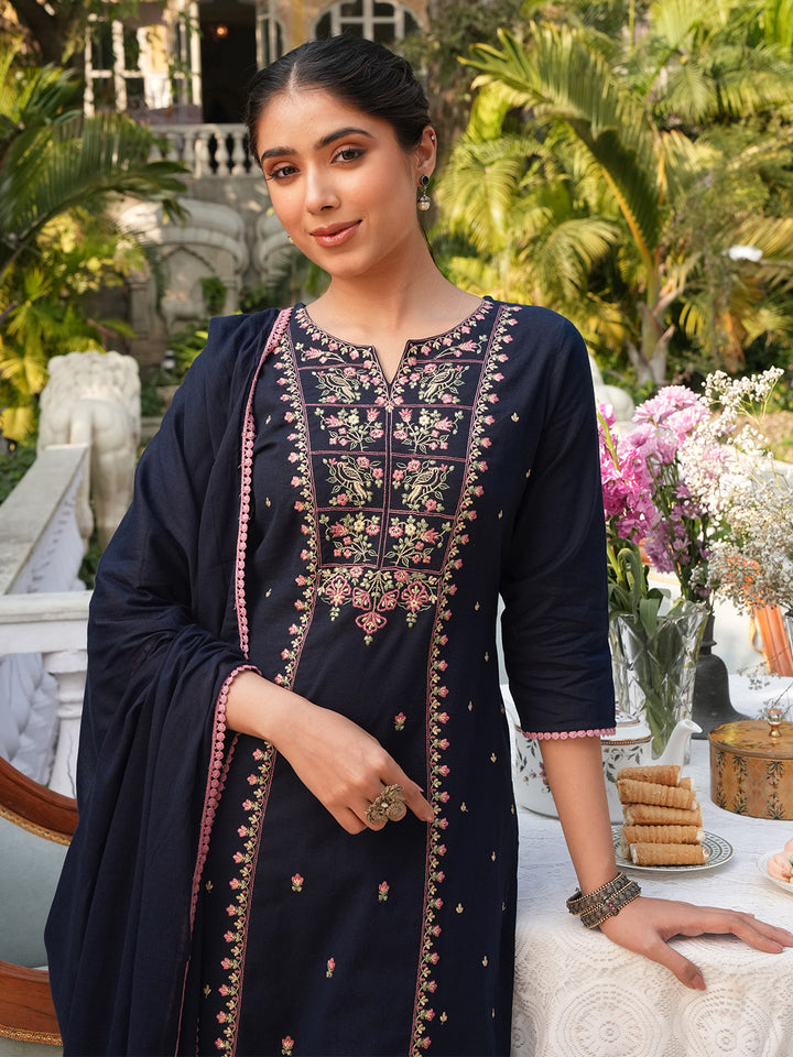 Blue 3-Piece Kurta Set