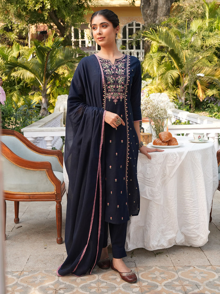 Blue 3-Piece Kurta Set
