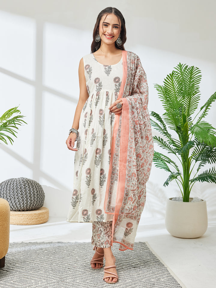 White 3-Piece Kurta Set