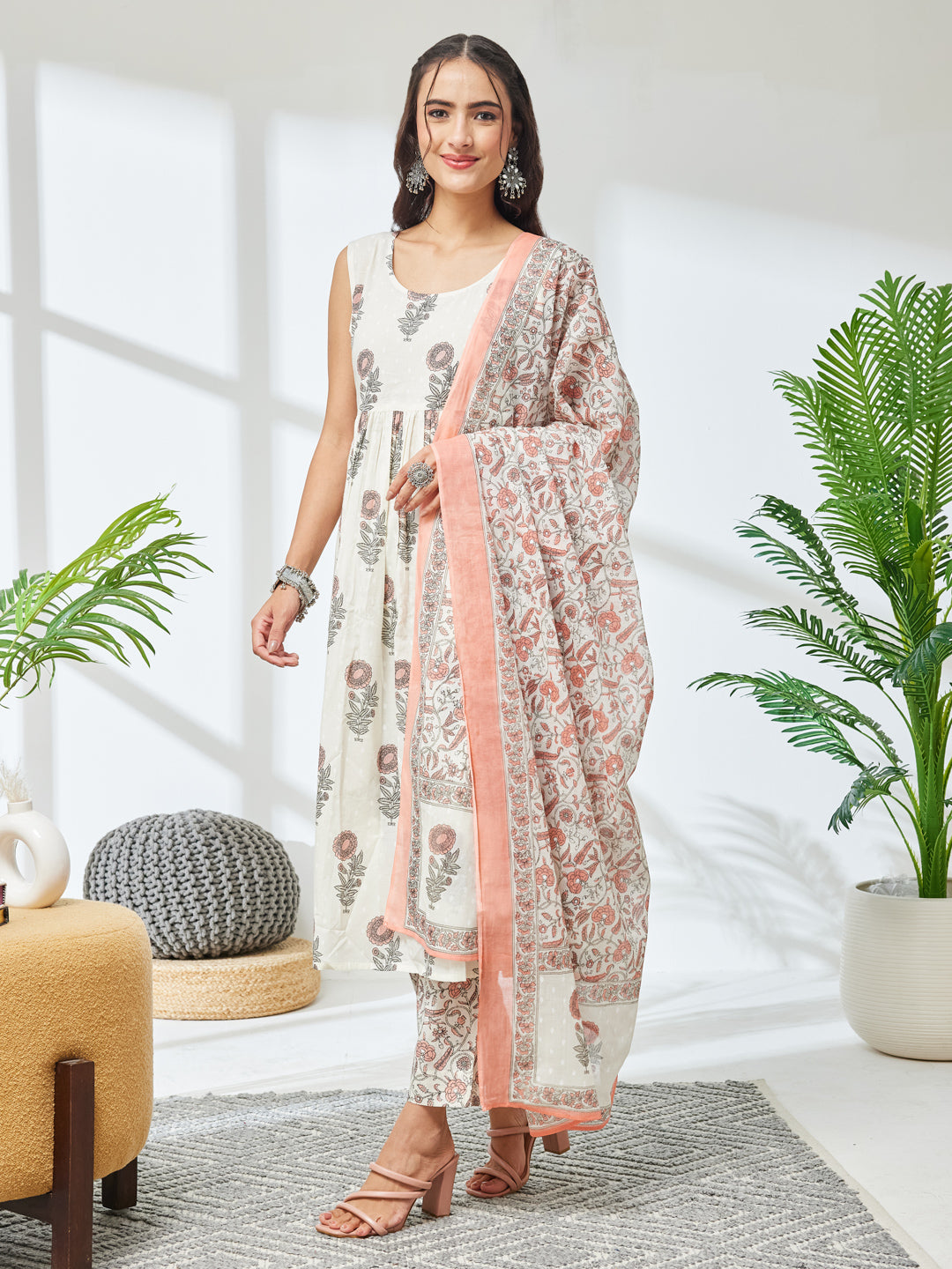 White 3-Piece Kurta Set