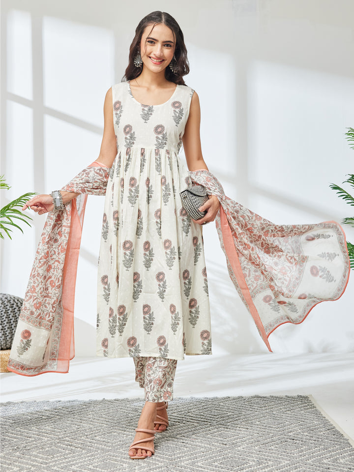 White 3-Piece Kurta Set