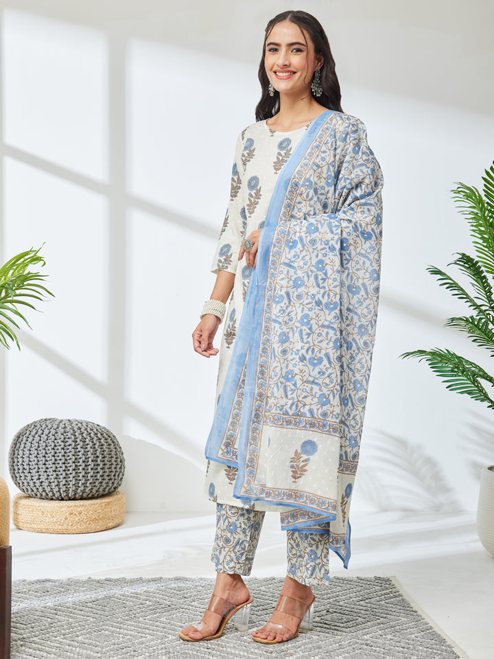 White 3-Piece Kurta Set