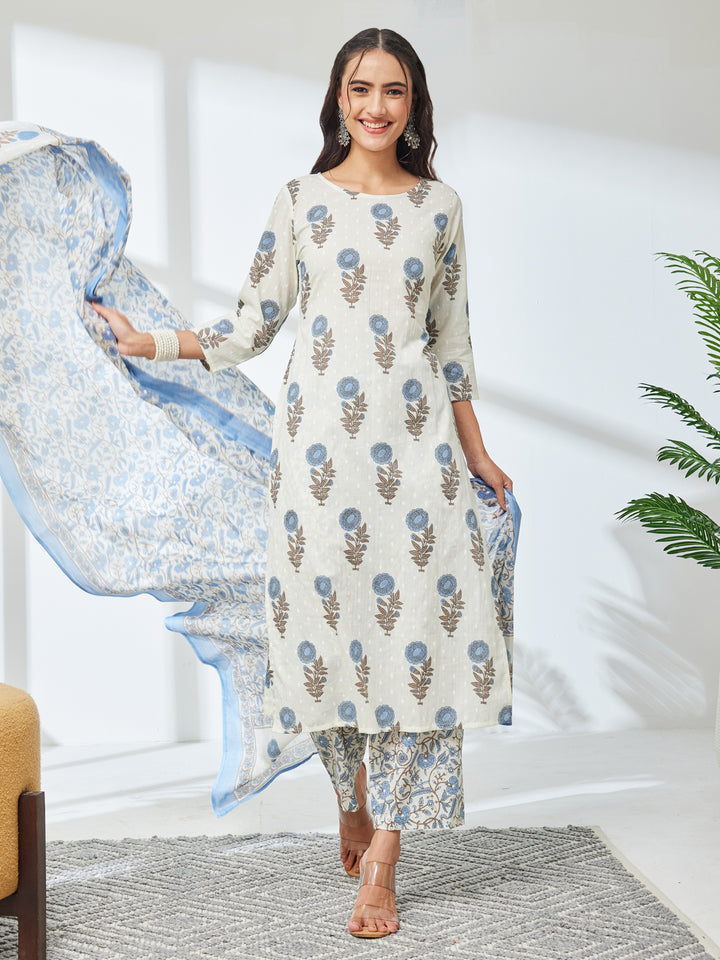 White 3-Piece Kurta Set