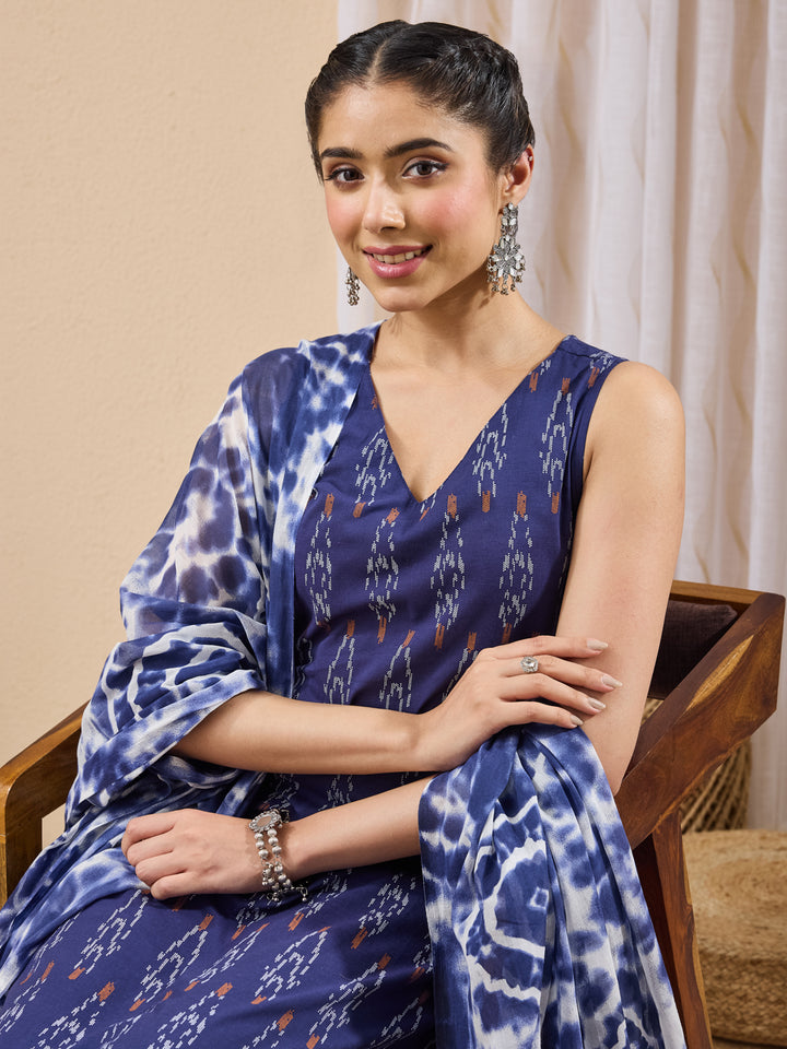 Blue 3-Piece Kurta Set