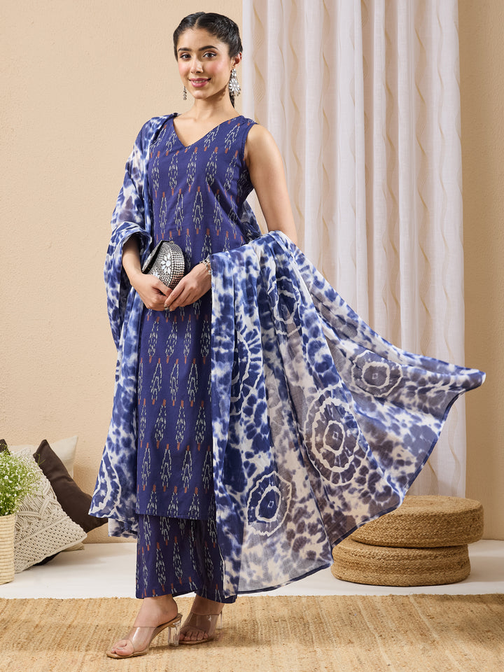 Blue 3-Piece Kurta Set