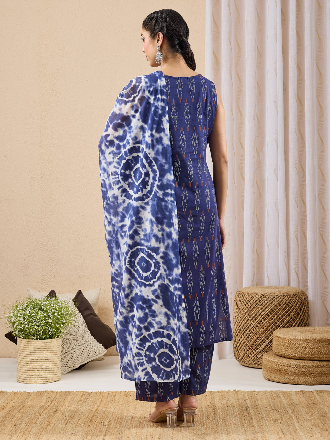 Blue 3-Piece Kurta Set