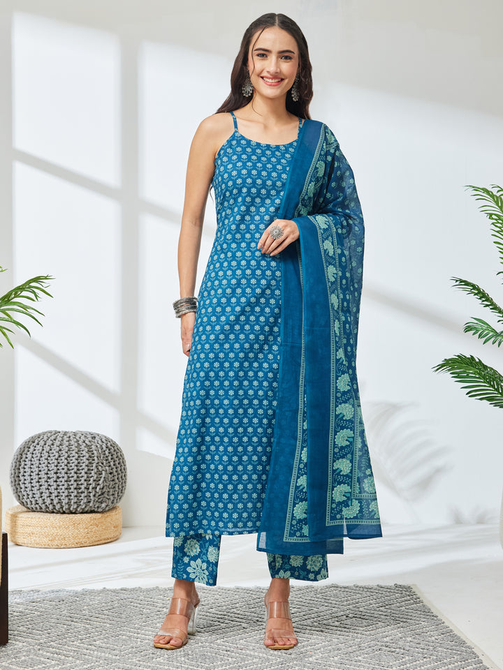 Green 3-Piece Kurta Set
