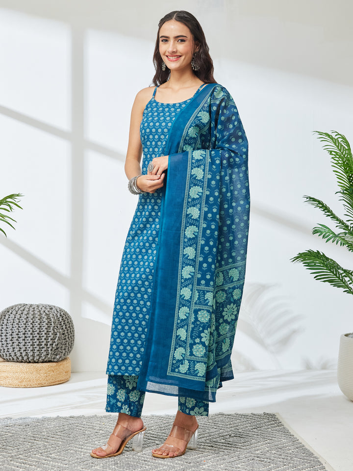 Green 3-Piece Kurta Set