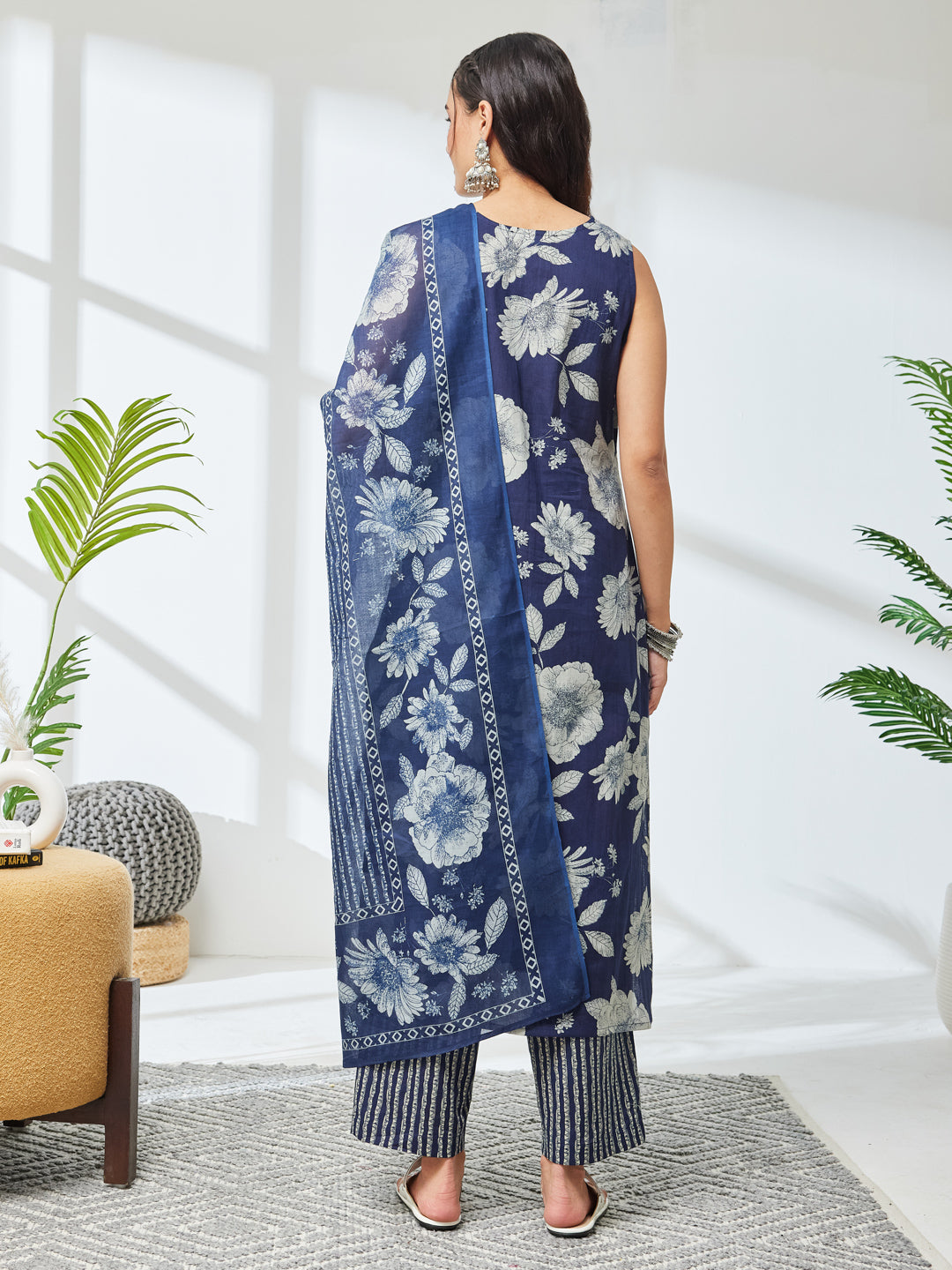 Blue 3-Piece Kurta Set
