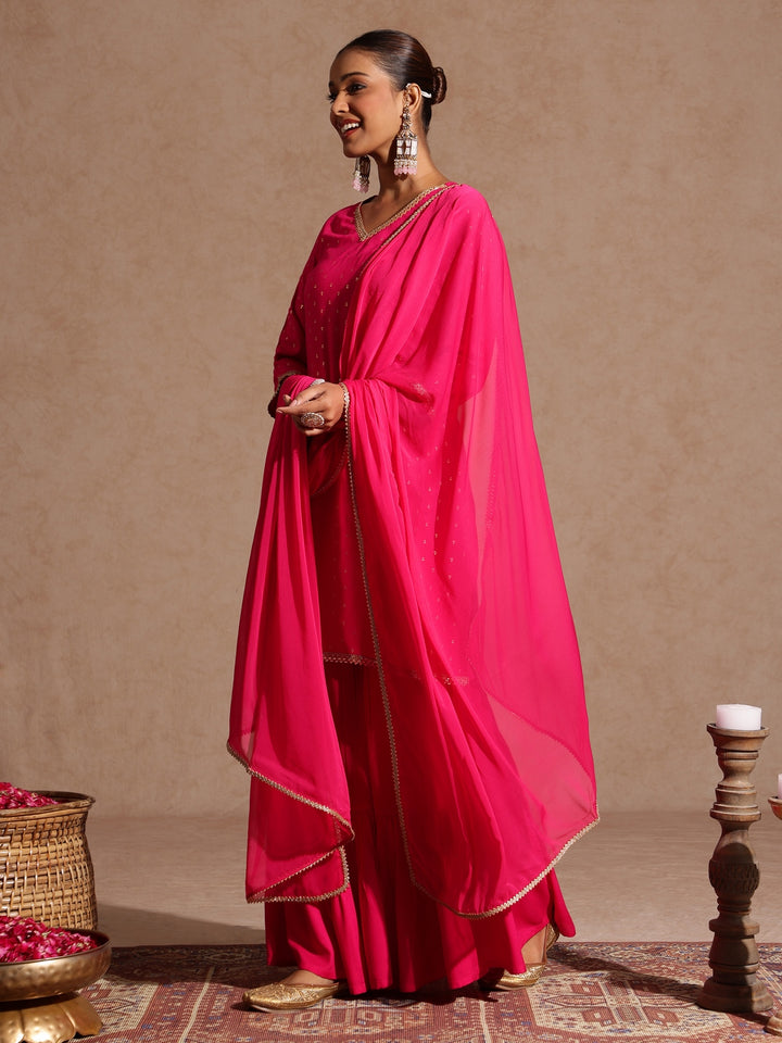 Pink 2-Piece Sharara Set