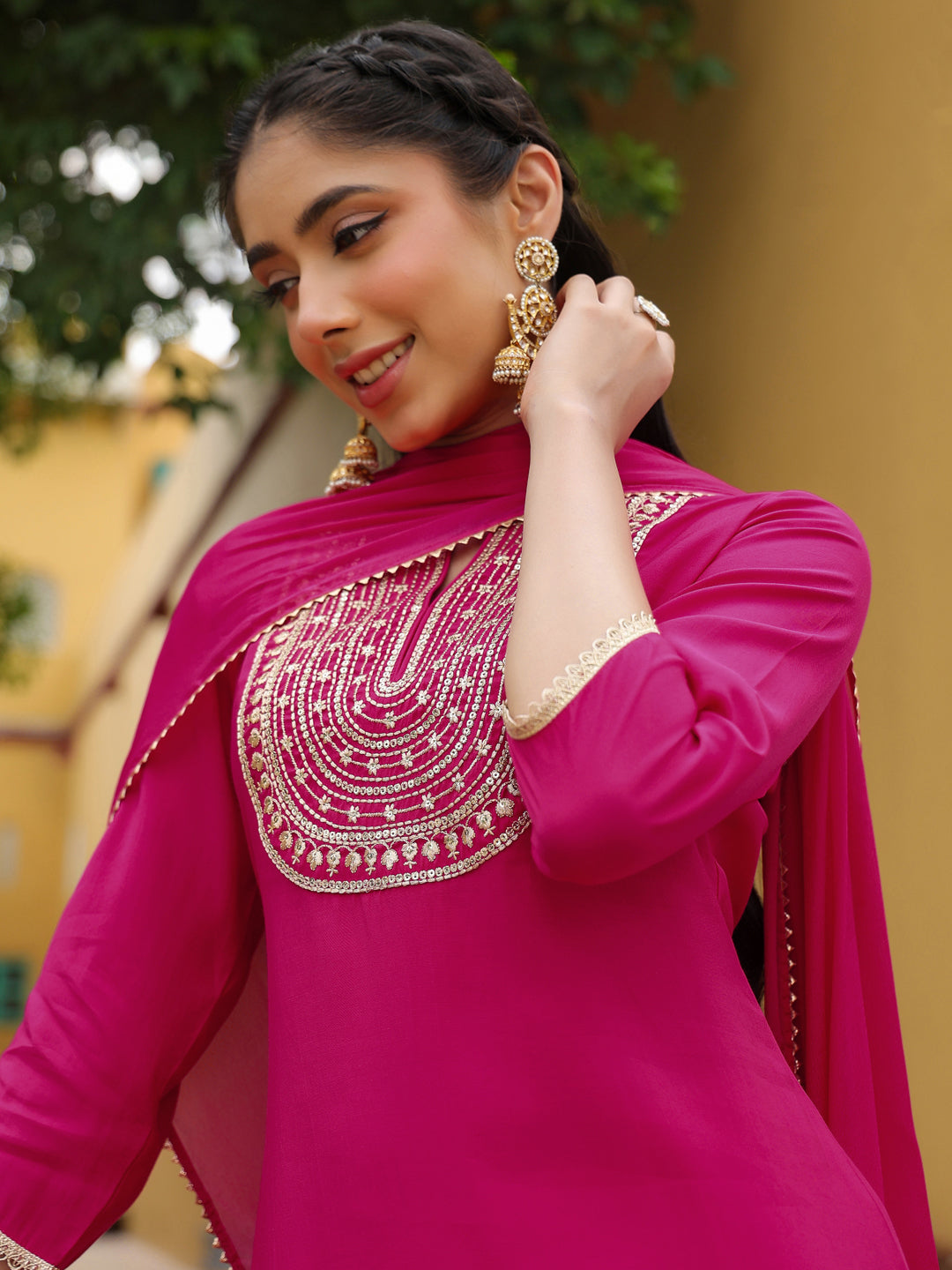 Pink-Pv-Chanderi-Straight-Embroidered-3-Piece-Kurta-Set