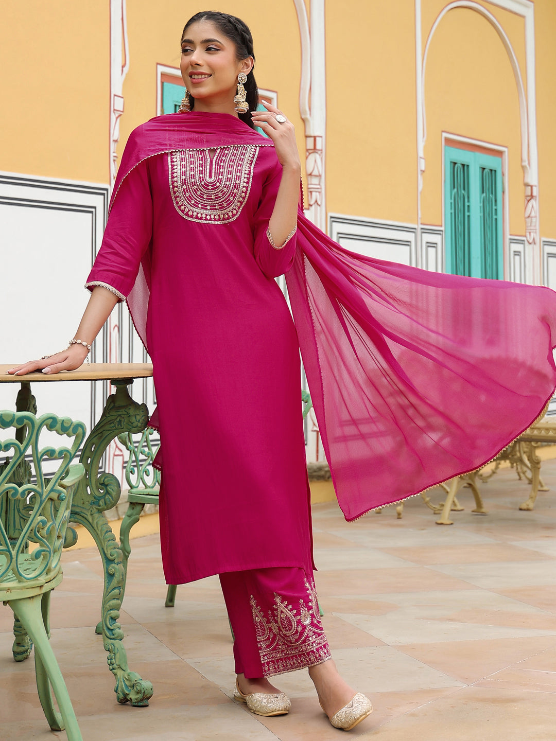 Pink-Pv-Chanderi-Straight-Embroidered-3-Piece-Kurta-Set