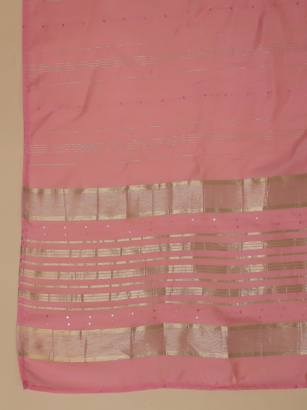 Pink Cotton Blend Straight Solid 3-Piece Kurta Set