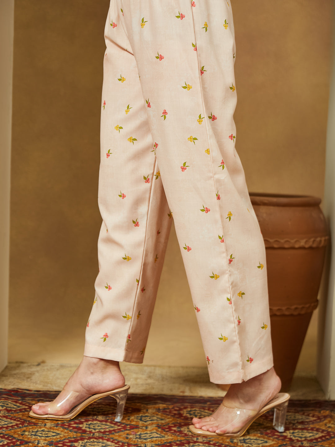 Peach-Magic-Slub-Printed-3-Piece-Anarkali-Set