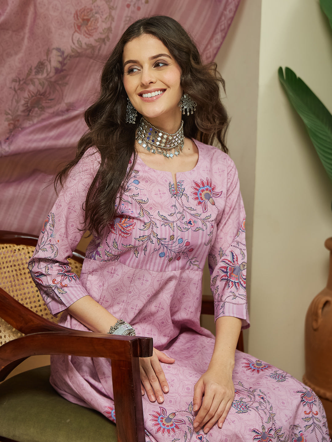 Lavender-Magic-Slub-Printed-3-Piece-Anarkali-Set