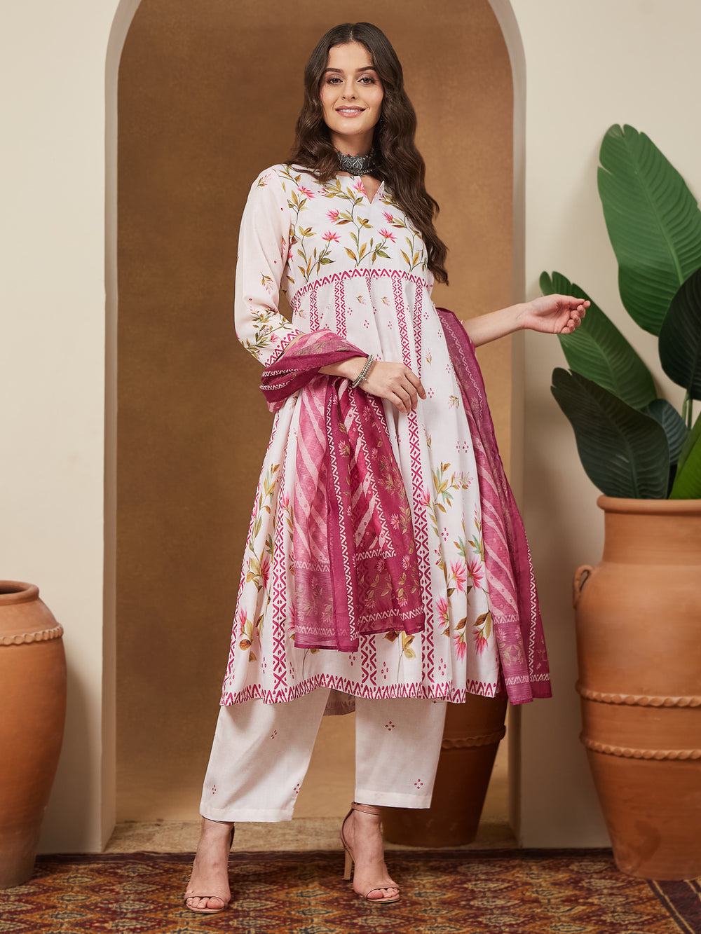 Off-White-Magic-Slub-Printed-3-Piece-Anarkali-Set