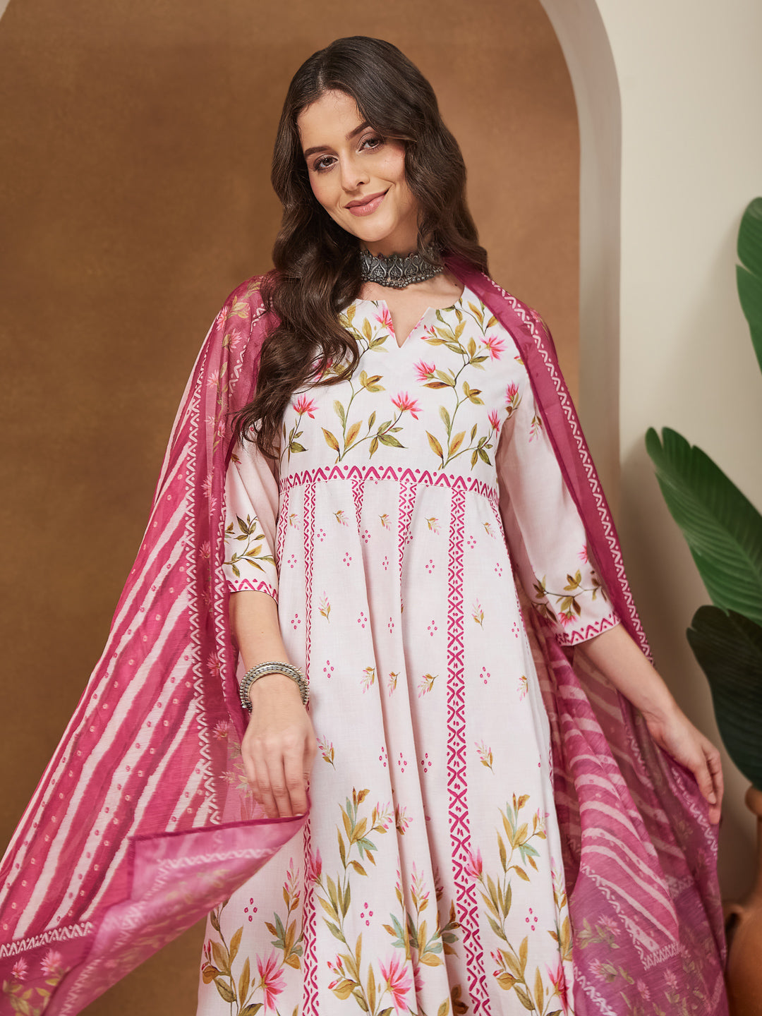 Off-White-Magic-Slub-Printed-3-Piece-Anarkali-Set